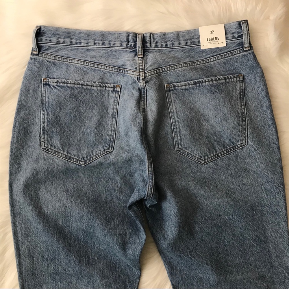 🥂SOLD AGOLDE Riley High Rise Crop Jeans in BLUR - Picture 8 of 16
